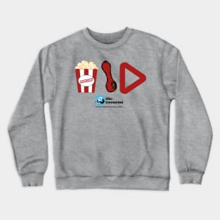 Popcorn. Pipe. Play. Crewneck Sweatshirt